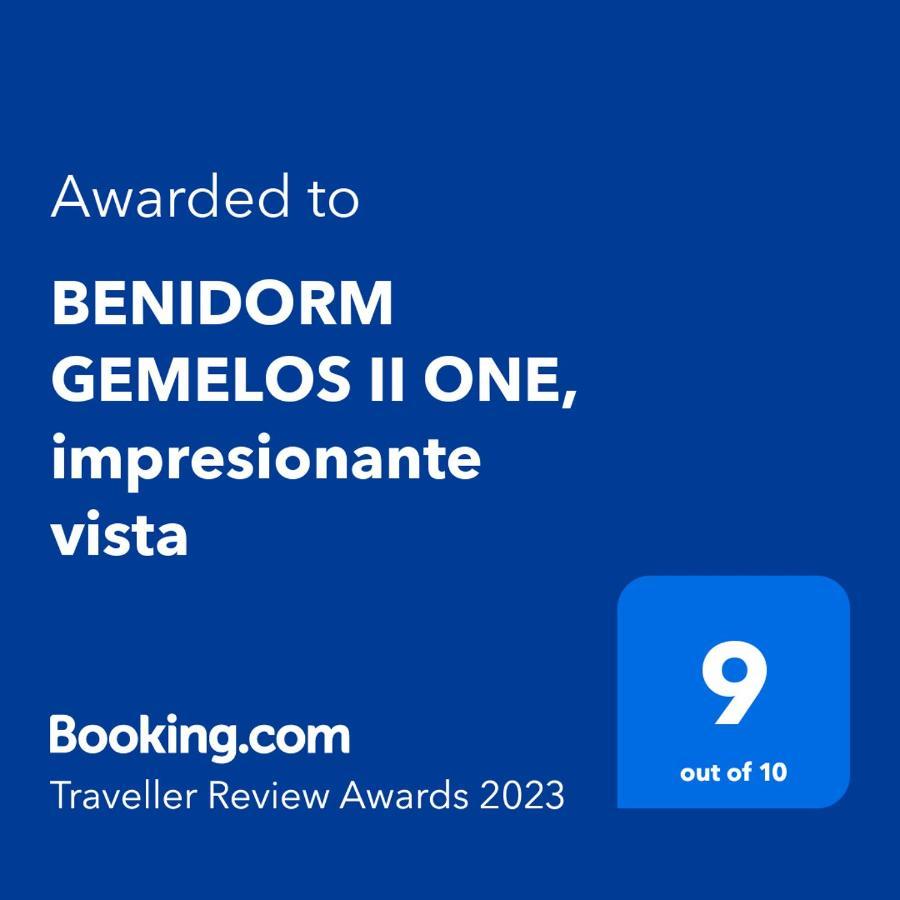 Benidorm Gemelos II One, Impresionante Vista Exteriör bild